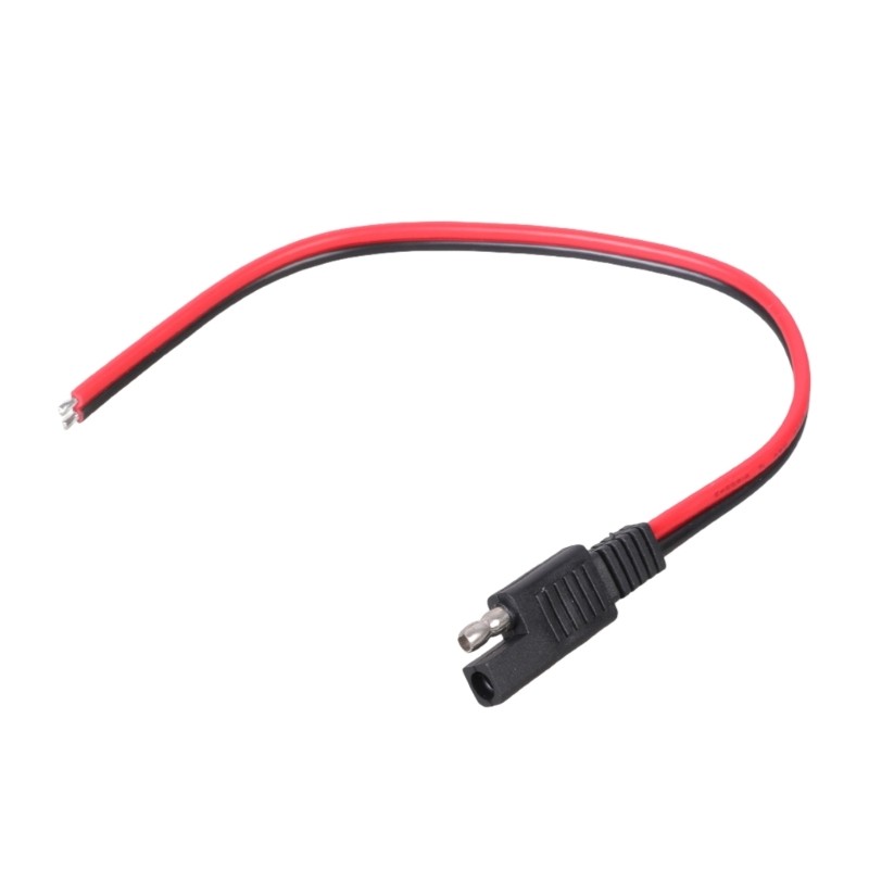 SAE Plugs to 2Pin Cable 30cm/100cm Power Wire with Tinned Ends for DC12/24V