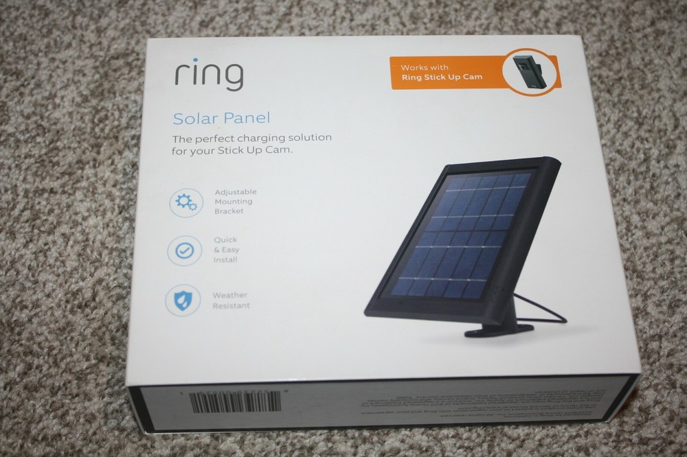 BRAND NEW Ring – Solar Panel – Black