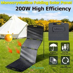 Portable Solar Panel 100W 200W 400W for Power Station RV Off Grid Power Backup