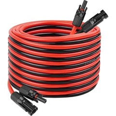 30FT 10 AWG Solar Extension Cable, Flexible Tinned Copper Wire for RV, Boat, Out