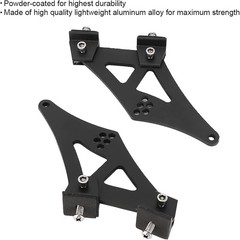 Universal Car Spoiler Mounting Brackets, 11cm/4.3in CNC Aluminum | Short Rear Wi