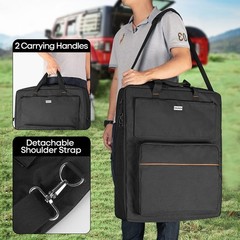 Solar Panel Storage Bag for Jackery SolarSaga 100W | Padded Travel Case, Double-