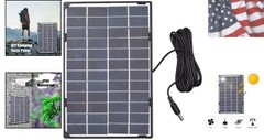 Mini Solar Panel, 6W 12V Solar Panel for Outdoor Security Camera Solar Cell w…