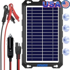7.5W Solar Car Battery Charger Intelligent Controller Waterproof LED Indicator