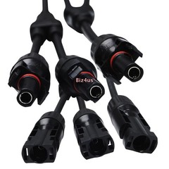 New Solar Panel Y Branch Cable Connection Waterproof Adapter Connector Extension
