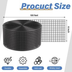 Solar Panel Bird Guard 6in x 100ft Critter Guard Roll Kit for Roof Protection