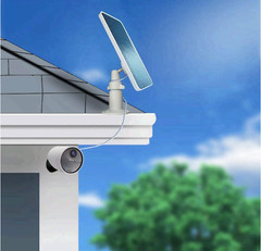 2-Pack Solar Panel Charger for SimpliSafe Outdoor Camera, Waterproof, 13FT Cable