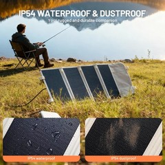 Litheli 24W Portable Solar Panel Charger Foldable Mini Solar Panel for Camping H