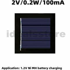2V 0.2W Mini Solar Panel Solar Lawn Lamp Charging Charging 1.2V Ni MH Battery