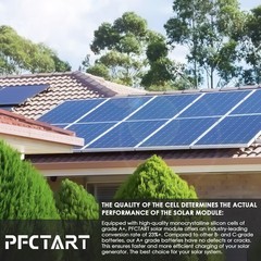100W 12V Solar Panel High Efficiency Monocrystalline PV Module For RV Boat Home