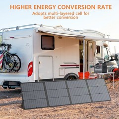 MHPOWOS 220W Portable Solar Panel for Jackery Explorer 1000 v2 Power Station