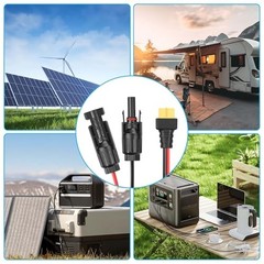Solar Panel Connector to XT60 Connector Cable 16.4FT 14AWG Solar Connector to