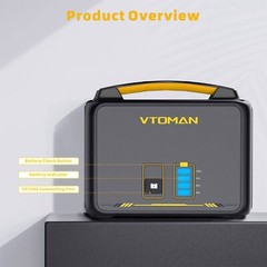 US VTOMAN Jump 600X Extra Battery 640Wh LiFePO4 Backup Expansion Battery