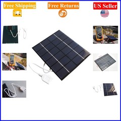 Mini USB Solar Panel 2W 6V for DIY Charging, Resin, Compact, Epoxy