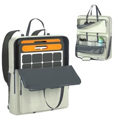 Waterproof Solar Panel Storage Bag for 2 Panels, 3-in-1 Backpack, Compatible wit