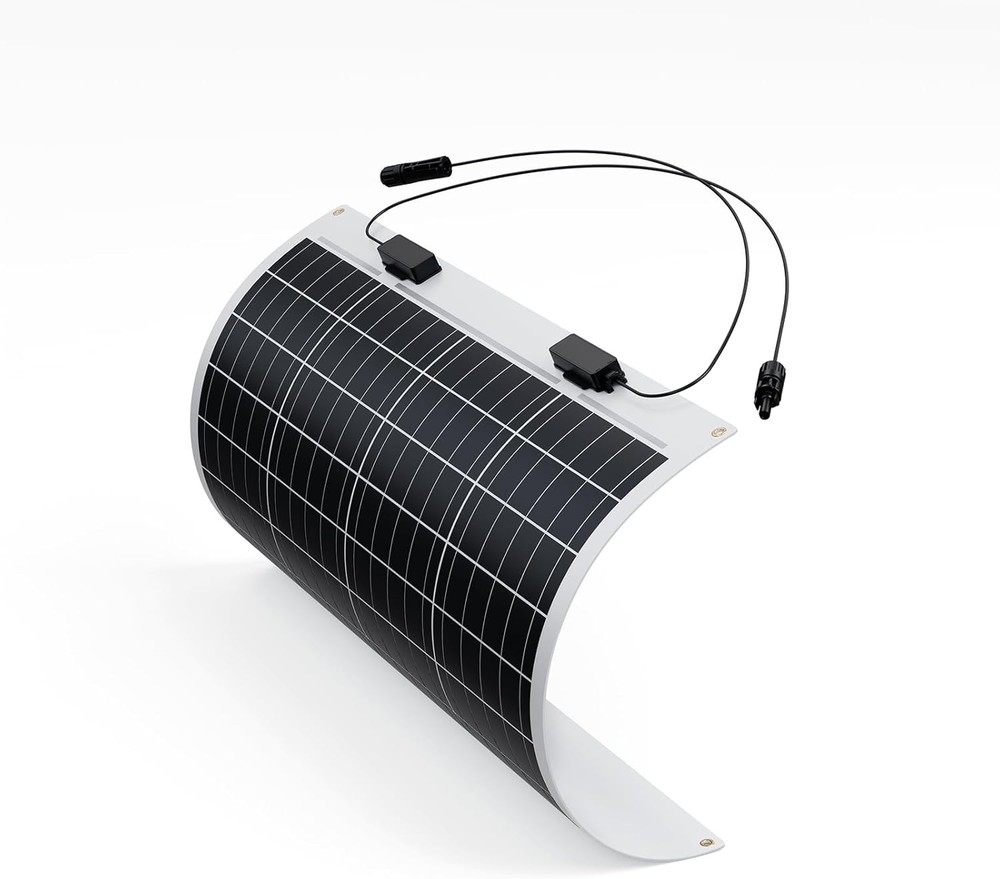Renogy Flexible Solar Panel 50 Watt 12 Volt Monocrystalline Ultra-Flexible Benda
