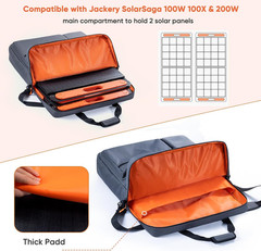 Travel Carrying Case Compatible with Jackery SolarSaga 100W 100X 200W – Solar