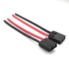 2 Pairs TR X Male Female Connectors Cable with 14awg 10cm Slicone Wire