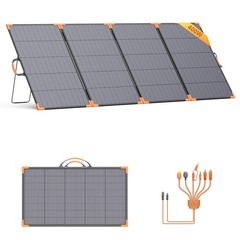 Bifacial 400W Portable Solar Panel 25% High Efficiency Foldable Solar Charger