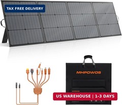 Portable Solar Panel 220W 40V Monocrystalline Foldable Solar Panels Charger Powe