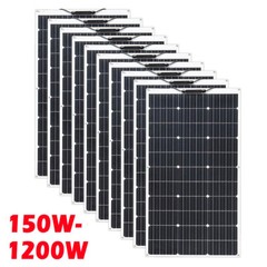 150w 300w 600w 900W 1200w flexible Solar Panel For For RV/Camper/Boat/Balcony