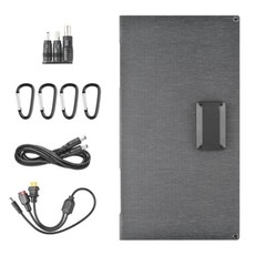 ETFE 40W Foldable Solar Panel Mat Mono Flexible Type-c/USB/DC Ports Charger