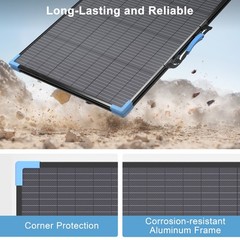 E-POWO 110W 220W Bifacial Solar Panel Foldable High Efficiency for Bluetti AC180
