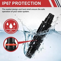 32 PCS Solar Panel Connectors ，1000V/30A Solar Connectors（10AWG） | 16 Pairs M…