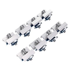 8 Pcs Solar Panel End Clamp Aluminum Alloy 30mm 35mm Universal Solar Panel B AP9