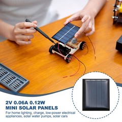 10PCS 2V 0.12W 0.06A Mini Solar Panels Small Solar Photovoltaic Cells Charge