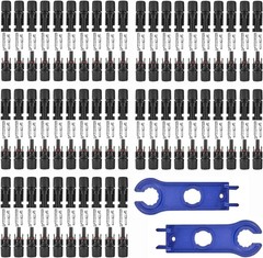 Solar Panel Connectors, Waterproof 1000V 30A 50 Pairs