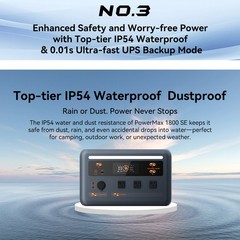 Blackview OSCAL PowerMax 1800W Portable Power Station 1024Wh + 400W Solar Panel