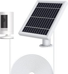 Waterproof Solar Panel for Ring Stick Up Cam – Continuous Charging, 12ft Cable