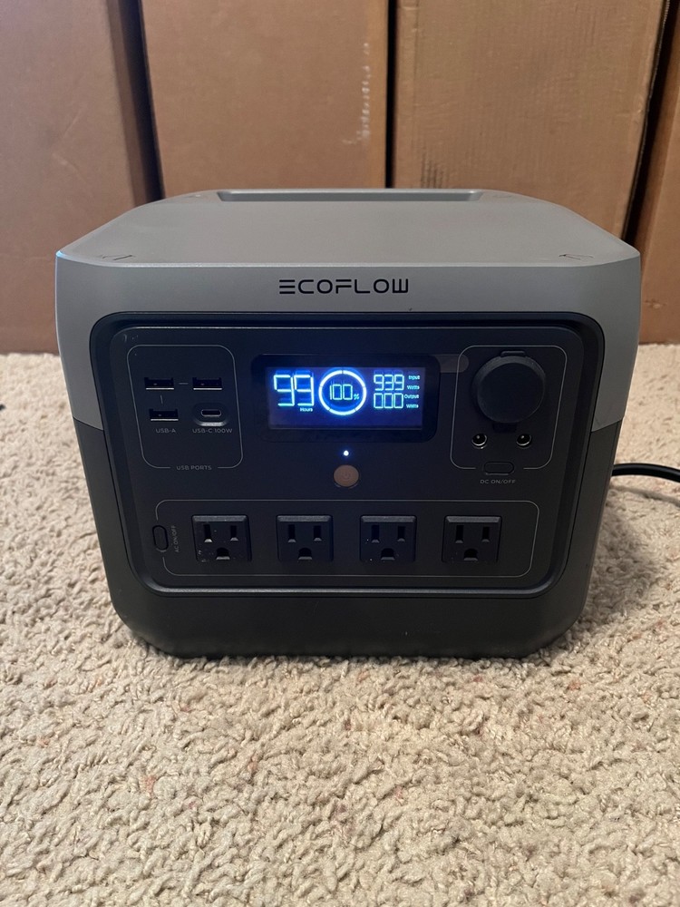 EcoFlow RIVER 2 Pro | 768Wh Portable Power Station | LFP Generator New Open Box!