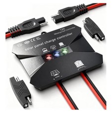 Voltset Solar Charge Controller, 10A 12V Waterproof Solar Intelligent Regulator