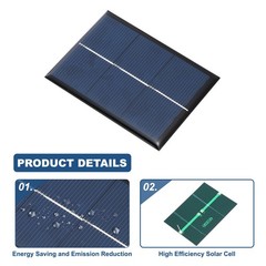 5Pcs 1.5V 0.45W 300mA Mini Solar Panels, Solar Photovoltaic Power Cells