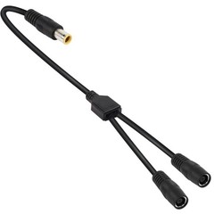 Double Input Solar Charging Cable, DC7909 Male to 2 Female Connection Line