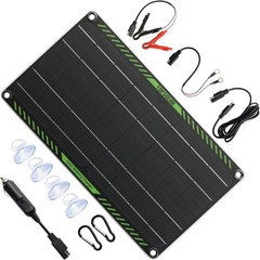 Topsolar 10W 12V Solar Battery Charger Trickle Maintainer
