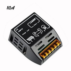 Smart 12V 10A Charge Controller with Battery