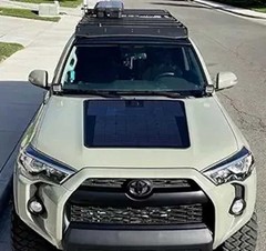 Toyota 4Runner 4th&5th Gen (2003-2024) Lensun 100W Hood Flexible Solar Panel