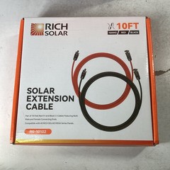 Rich Solar RS-10102 10ft Solar Extension Cable