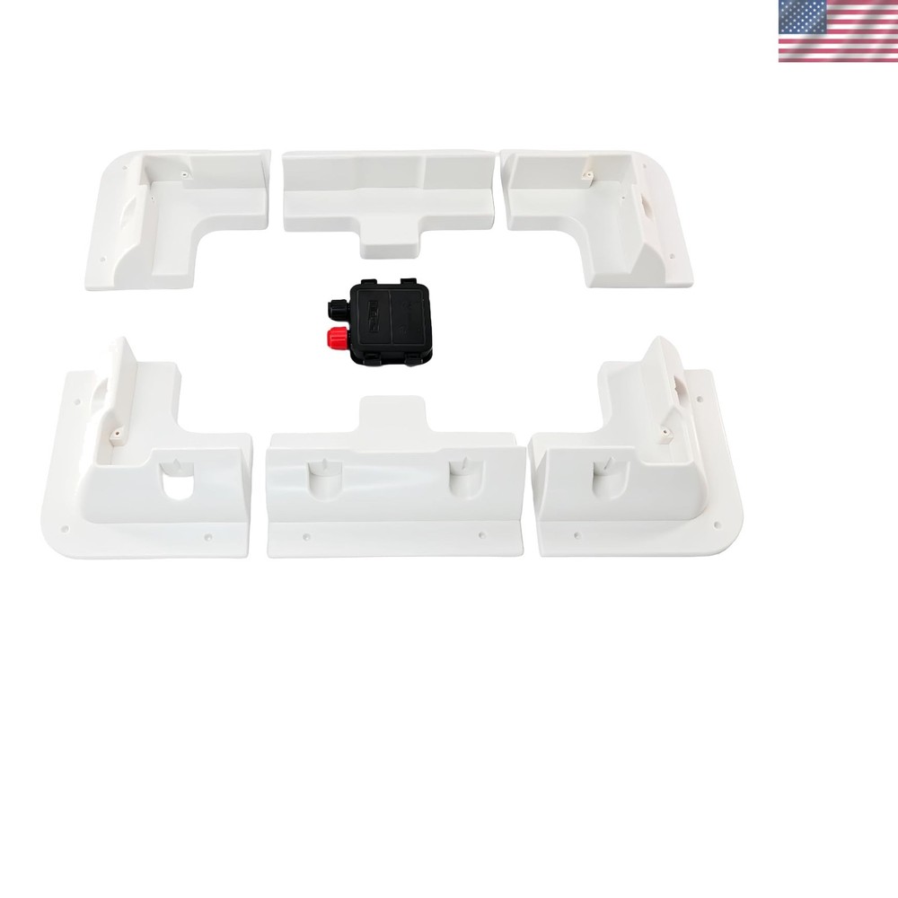 Robust 7-Piece Solar Mounting Kit for Stable, Cool Operation on Flat Surfaces