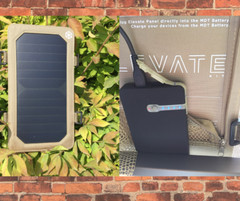 Solar Charging Charger Panel USB for Mobil 6.5W 7.8V charger All ANDROID, BEIGE