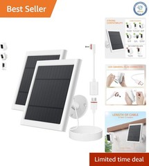 Sustainable Power Solution: Solar Charger for Ring Spotlight & Stick Up Cameras