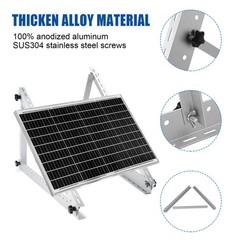Solar Panel Mount Brackets, 2 Sets 45 inch with Foldable Tilt Legs, Suitable …