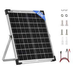 Trickle 20W Solar Panel 12V Charger Battery Charger Kit Maintainer Boat Car RV
