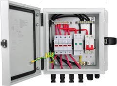 Comprehensive PV Combiner Box with Lightning Protection – Reliable Solar System