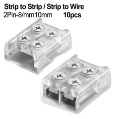 Simplified Setup with Ten Reliable Screw Type Connectors for Your LEDs