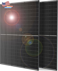2×400W Monocrystalline Solar Panels 31V per Panel for Charging 12/24V Devices