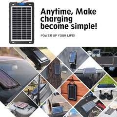 12V Solar Battery Maintainer Trickle Charger Car Boat RV /MPPT Charge Controller